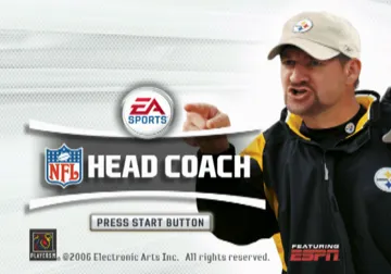 NFL Head Coach screen shot title